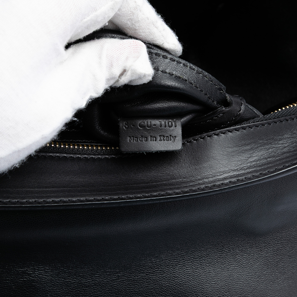Pre-Loved Celine Medium Tricolor Calfskin and Suede Trapeze Satchel - Picture 6 of 7